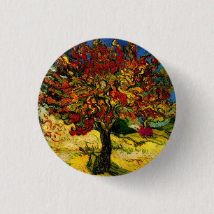 Mulberry Tree Van Gogh Fine Art Ronde Button 3,2 Cm