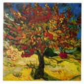 Mulberry Tree Van Gogh Fine Art Tegeltje (Voorkant)