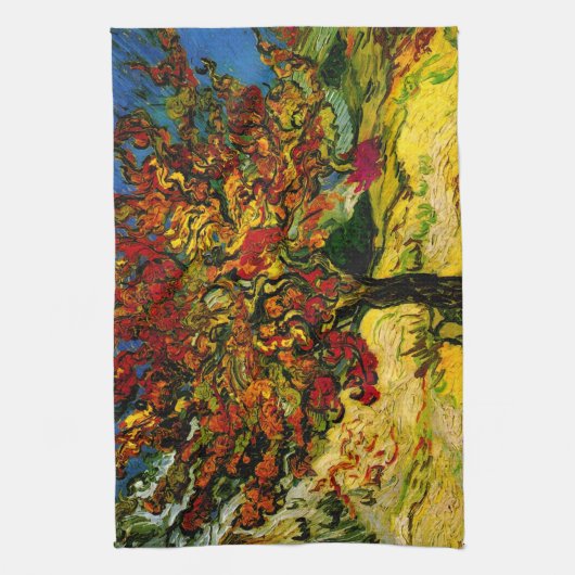 Mulberry Tree Van Gogh Fine Art Theedoek (Verticaal)