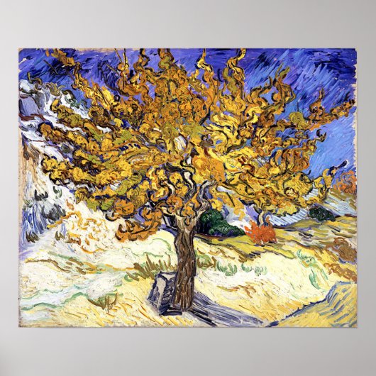 Mulberry Tree, Vincent van Gogh Poster (Voorkant)