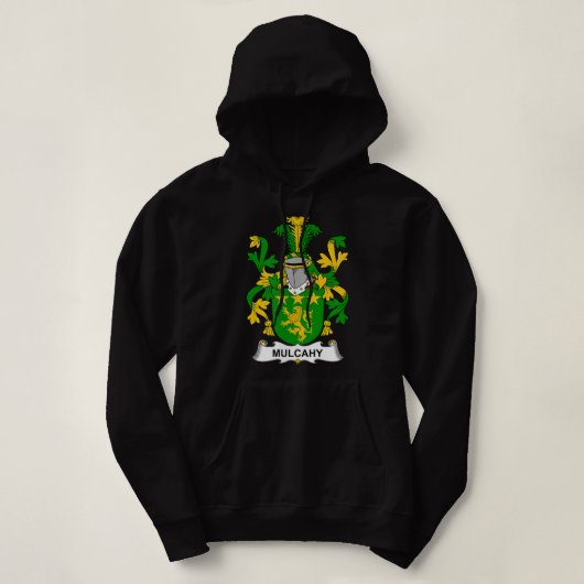 Mulcahy Coat of Arms  Family Crest  Hoodie (Design voorkant)