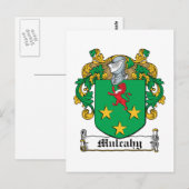 Mulcahy Family Crest Briefkaart (Voorkant / Achterkant)