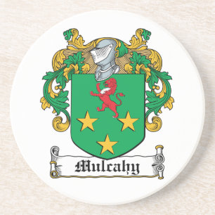 Mulcahy Family Crest Zandsteen Onderzetter