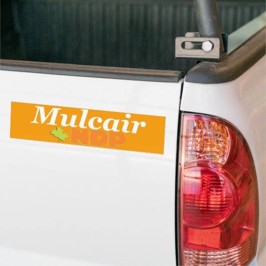 Mulcair NDP Bumpersticker (Op Truck)