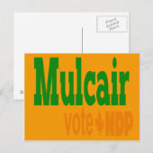 Mulcair Stem NDP Briefkaart (Voorkant / Achterkant)