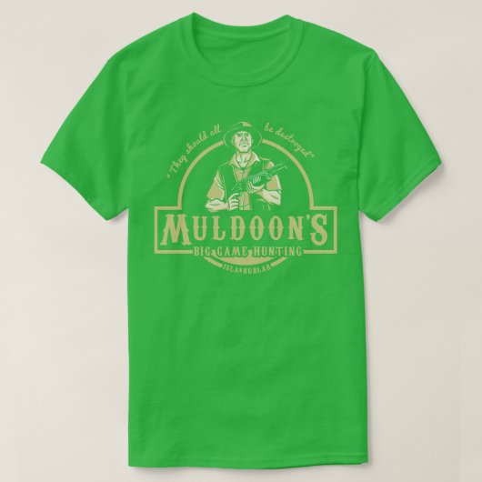 MULDOONS BIG GAME HUNTING T-SHIRT (Design voorkant)
