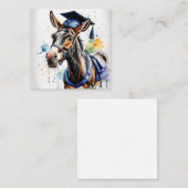 Mule Afstuderen Platte Note Kaart Notitiekaartje (Voorkant / Achterkant)