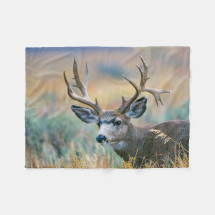 Mule Deer bok   Grand Teton National Park Wyoming Fleece Deken