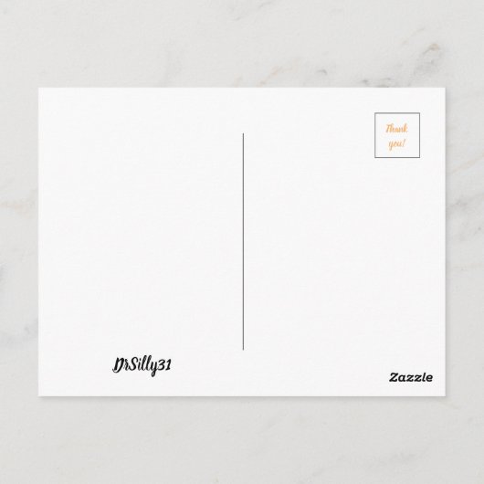 Mule Deer Briefkaart (Achterkant)