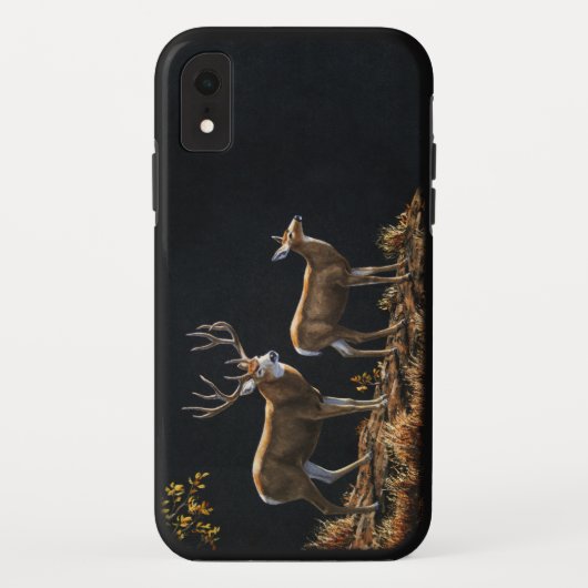 Mule Deer Buck & Doe Case-Mate iPhone Case (Achterkant)