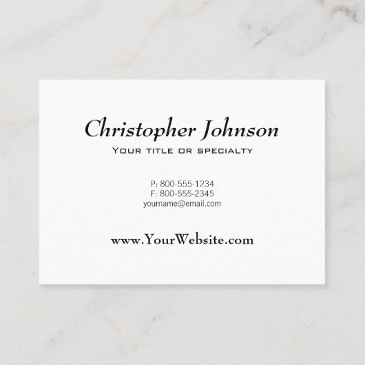 Mule Deer Buck & Doe Monogram Visitekaartje (Achterkant)