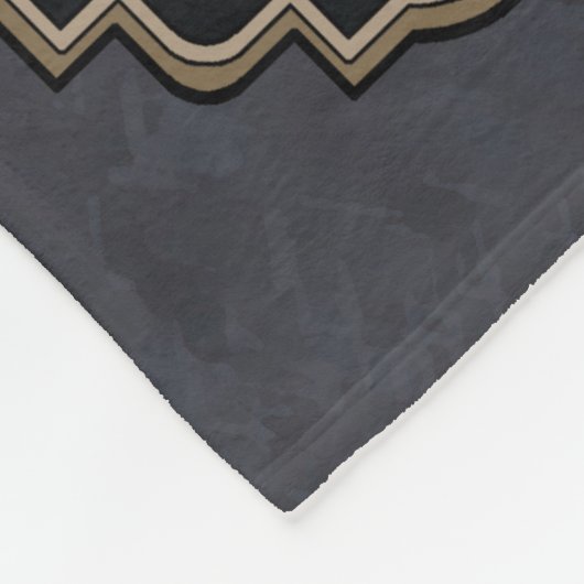 Mule Deer Buck en Doe Grey Custom Fleece Deken (Hoek)