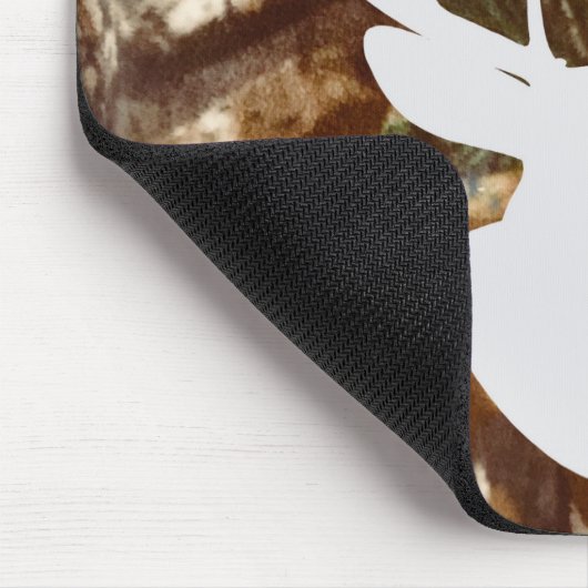 Mule Deer Buck Front Uitzicht op Camo Muismat (Hoek)