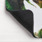 Mule Deer Buck op Camo Background Muismat (Hoek)