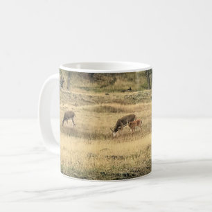 Mule Deer in a Field, Joseph, Oregon Koffiemok