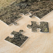 Mule Deer in een veld Legpuzzel (Zijkant)