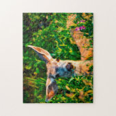 Mule Deer Montana. Legpuzzel (Verticaal)