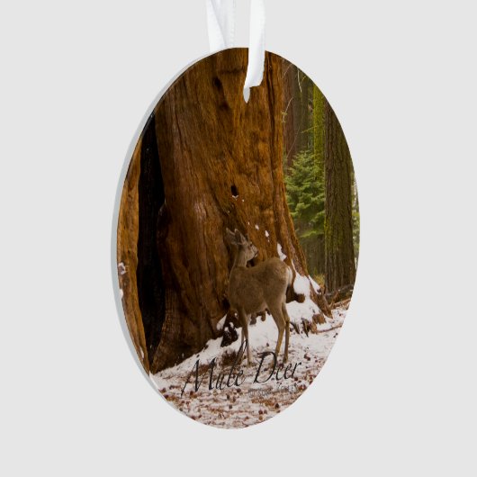 Mule Deer Ornament (voorkant)