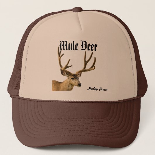 Mule Deer-Pet Trucker Pet (Voorkant)