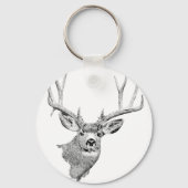 Mule Deer Sleutelhanger (Voorkant)