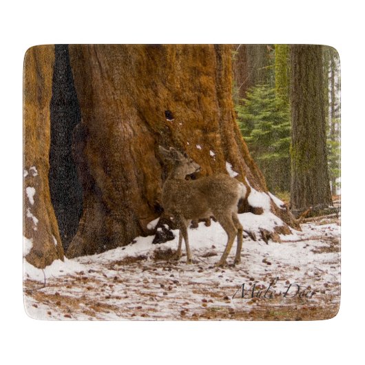 Mule Deer Snijplank (Voorkant)