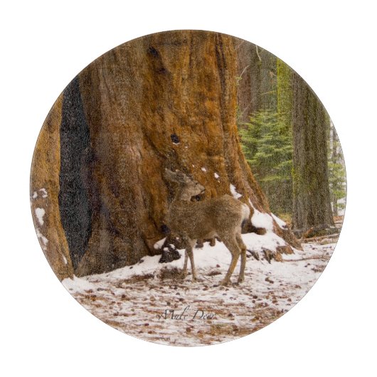 Mule Deer Snijplank (Voorkant)