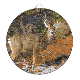 Mule Deer Staring Dartbord
