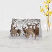 Mule Deer Wyoming Kaart (Gele Bloem)