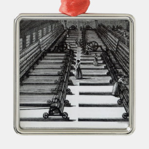 Mule draaien metalen ornament