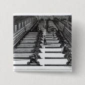 Mule draaien vierkante button 5,1 cm (Voorkant)