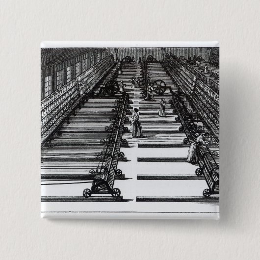 Mule draaien vierkante button 5,1 cm (Voorkant)