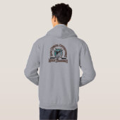 Mule Dragger Hoodie- Gray Hoodie (Achterkant volledig)