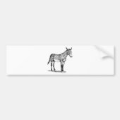 Mule Drawing, Stubborn Bumpersticker (Voorkant)