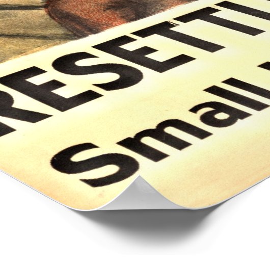 Mule en Plough 1935 Poster (Hoek)