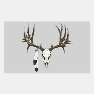 Mule herenbeenklooster rechthoekige sticker