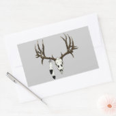 Mule herenbeenklooster rechthoekige sticker (Envelop)