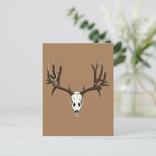 Mule herenschil briefkaart (Staand voorkant)