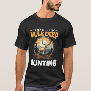 Mule Herten Hunter Dierenjacht Geweer Jacht Long S T-shirt