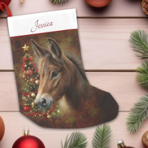 Mule Holiday Kerstboom Dier Gepersonaliseerd