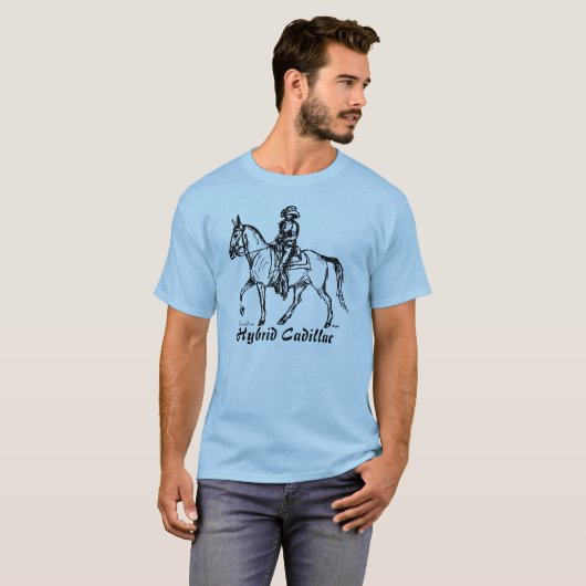 Mule Hybrid Cadillac-ontwerp T-shirt (Voorkant volledig)