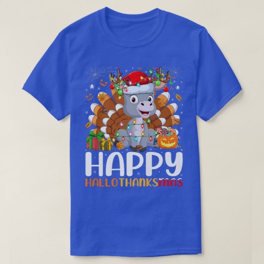 Mule Lover Halloween Happy KerstHappy Hanksma T-shirt (Design voorkant)