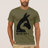 MULE omhoog! rijder logo T-shirt (Voorkant)