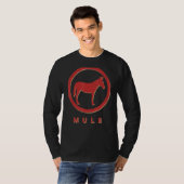 Mule Retro Style Animal T-shirt (Voorkant volledig)