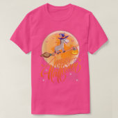 Mule Ride Witch Shot Moon Mule Halloween T-shirt (Design voorkant)