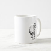 Mule Simple Sketch Koffiemok (Voorkant rechts)