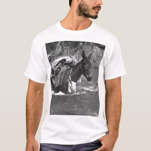 Mule skinners verbonden aan 2e Afbeelding Bn_War T-shirt