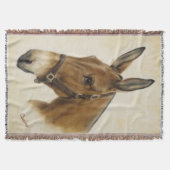 Mule Throw Blanket Deken (Voorkant)