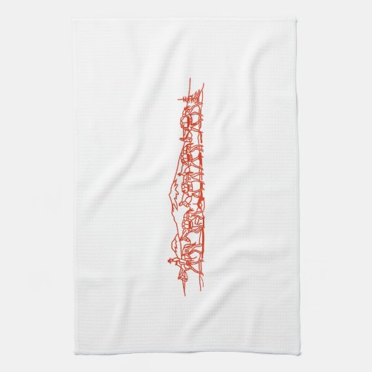 Mule Train Theedoek (Verticaal)