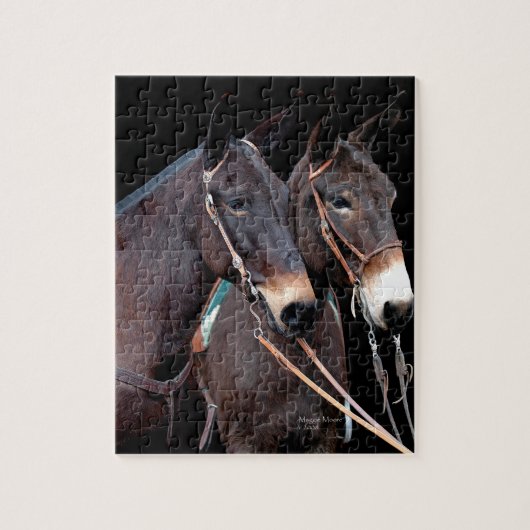 Mule Twosome Legpuzzel (Verticaal)