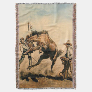 “Mule” Westerse kunst van Will James Deken